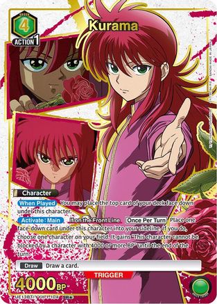 Kurama (104) (SR*) (UE13BT/YYH-1-104) - UE13BT Yu Yu Hakusho Ghost Files Foil