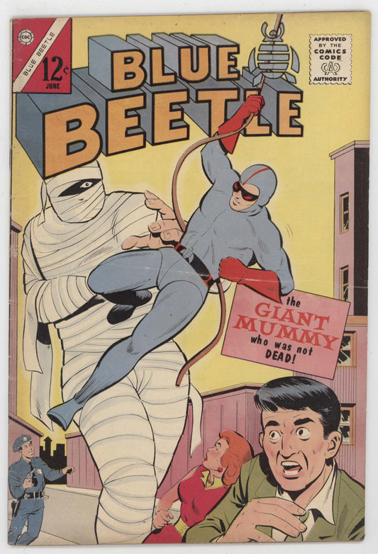 Blue Beetle 1 Charlton 1964 VG FN Bill Fraccio Joe Gill Giant Mummy 1st