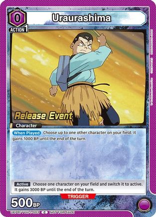Uraurashima (UEPR/YYH-1-003) - UE13BT Yu Yu Hakusho Ghost Files Release Event Cards