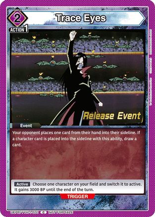 Trace Eyes (UEPR/YYH-1-031) - UE13BT Yu Yu Hakusho Ghost Files Release Event Cards