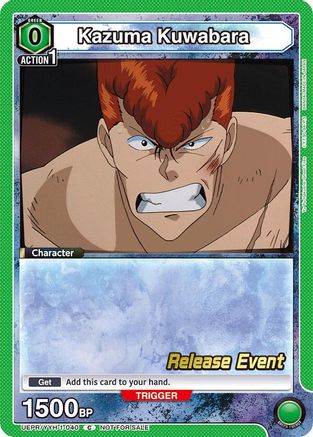 Kazuma Kuwabara (040) (UEPR/YYH-1-040) - UE13BT Yu Yu Hakusho Ghost Files Release Event Cards