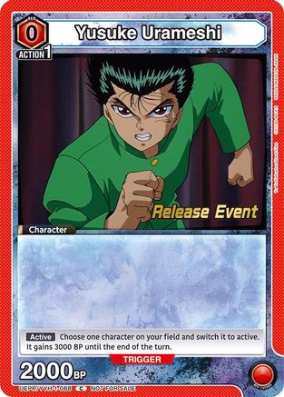 Yusuke Urameshi (068) (UEPR/YYH-1-068) - UE13BT Yu Yu Hakusho Ghost Files Release Event Cards