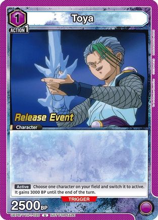 Toya (UEPR/YYH-1-020) - UE13BT Yu Yu Hakusho Ghost Files Release Event Cards