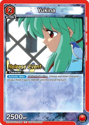 Yukina (089) (UEPR/YYH-1-089) - UE13BT Yu Yu Hakusho Ghost Files Release Event Cards