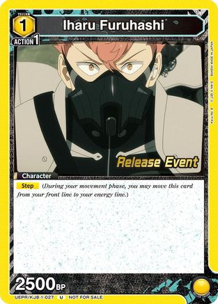 Iharu Furuhashi (027) (UEPR/KJ8-1-027) - UE12BT Kaiju No 8 Release Event Cards
