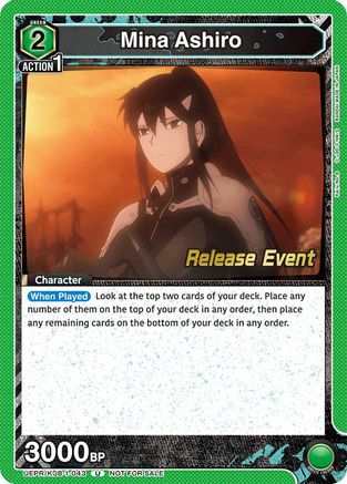 Mina Ashiro (043) (UEPR/KJ8-1-043) - UE12BT Kaiju No 8 Release Event Cards