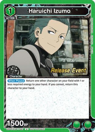 Haruichi Izumo (047) (UEPR/KJ8-1-047) - UE12BT Kaiju No 8 Release Event Cards