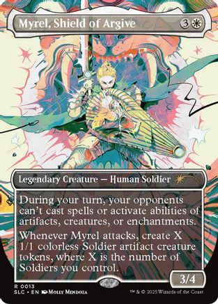 Myrel, Shield of Argive (SLC-013) - Secret Lair Countdown Kit Foil