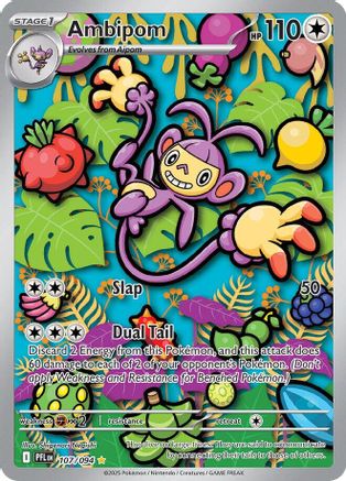 Ambipom 107/094 - ME02 Phantasmal Flames Holofoil