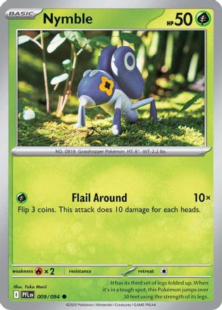 Nymble 009/094 - ME02 Phantasmal Flames Reverse Holofoil