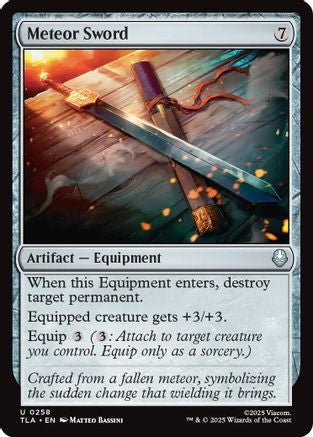 Meteor Sword (TLA-258) - Avatar: The Last Airbender - Golden Apple Comics