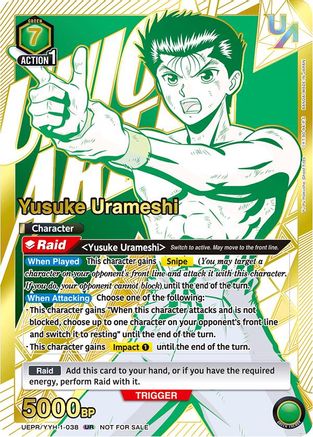 Yusuke Urameshi (038) (UEPR/YYH-1-038) - Union Arena Promotion Cards Foil