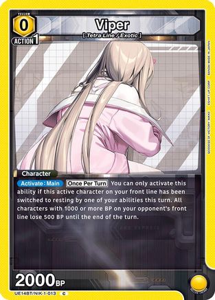 Viper (013) (UE14BT/NIK-1-013) - UE14BT GODDESS OF VICTORY NIKKE