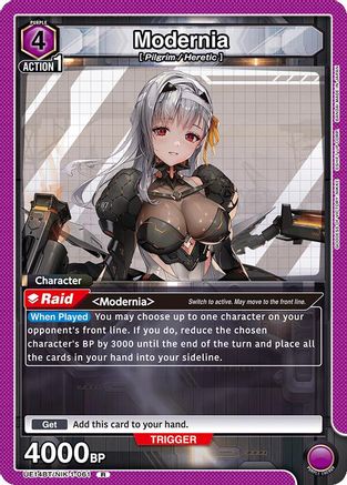 Modernia (061) (UE14BT/NIK-1-061) - UE14BT GODDESS OF VICTORY NIKKE Foil