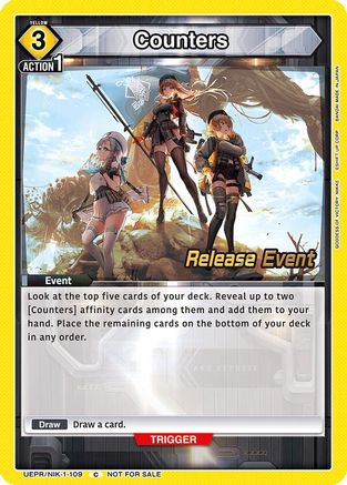 Counters (UEPR/NIK-1-109) - UE14BT GODDESS OF VICTORY NIKKE Release Event Cards