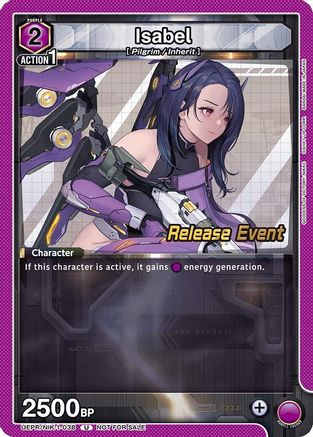 Isabel (038) (UEPR/NIK-1-038) - UE14BT GODDESS OF VICTORY NIKKE Release Event Cards