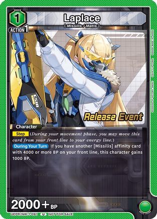 Laplace (091) (UEPR/NIK-1-091) - UE14BT GODDESS OF VICTORY NIKKE Release Event Cards