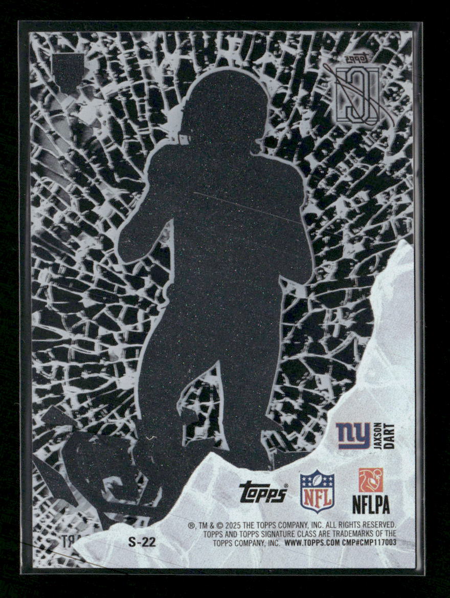 2025 Topps Signature Class Shattered Jaxson Dart #S-22