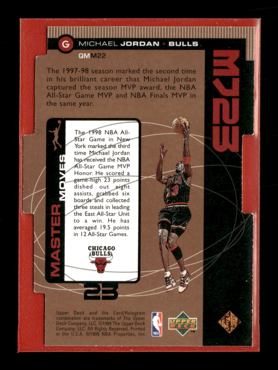 1998-99 Upper Deck MJ23 Tier 1 (Quantum Bronze) Michael Jordan #/2300 #QMM22