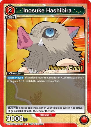 Inosuke Hashibira (UEPR/KMY-3-065) - UEX05BT Demon Slayer Kimetsu no Yaiba Vol2 Release Event Cards