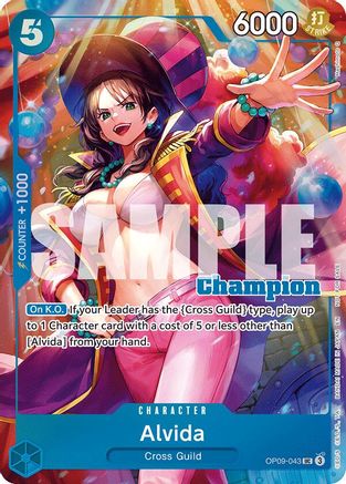 Alvida (CS 25-26 Winner Card Set 2) (OP09-043) - One Piece Promotion Cards Foil - Golden Apple Comics