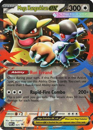 Mega Kangaskhan ex 025 - ME Mega Evolution Promo Holofoil