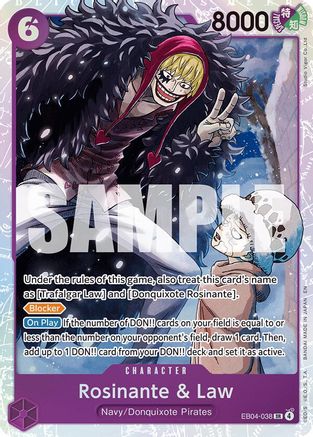 Rosinante & Law (EB04-038) - The Azure Sea's Seven Foil
