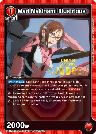 Mari Makinami Illustrious (Judge Pack) (UEPR/EVA-1-091) - Union Arena Promotion Cards Foil