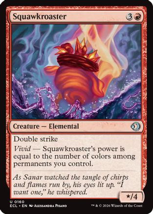 Squawkroaster (ECL-160) - Lorwyn Eclipsed