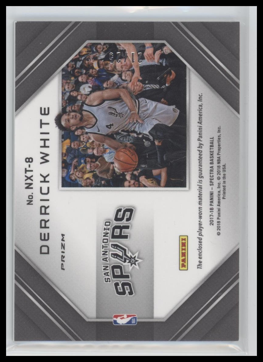 2017-18 Panini Spectra Next Era Neon Green Derrick White #/25 #NXT-8