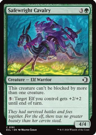 Safewright Cavalry (ECL-191) - Lorwyn Eclipsed