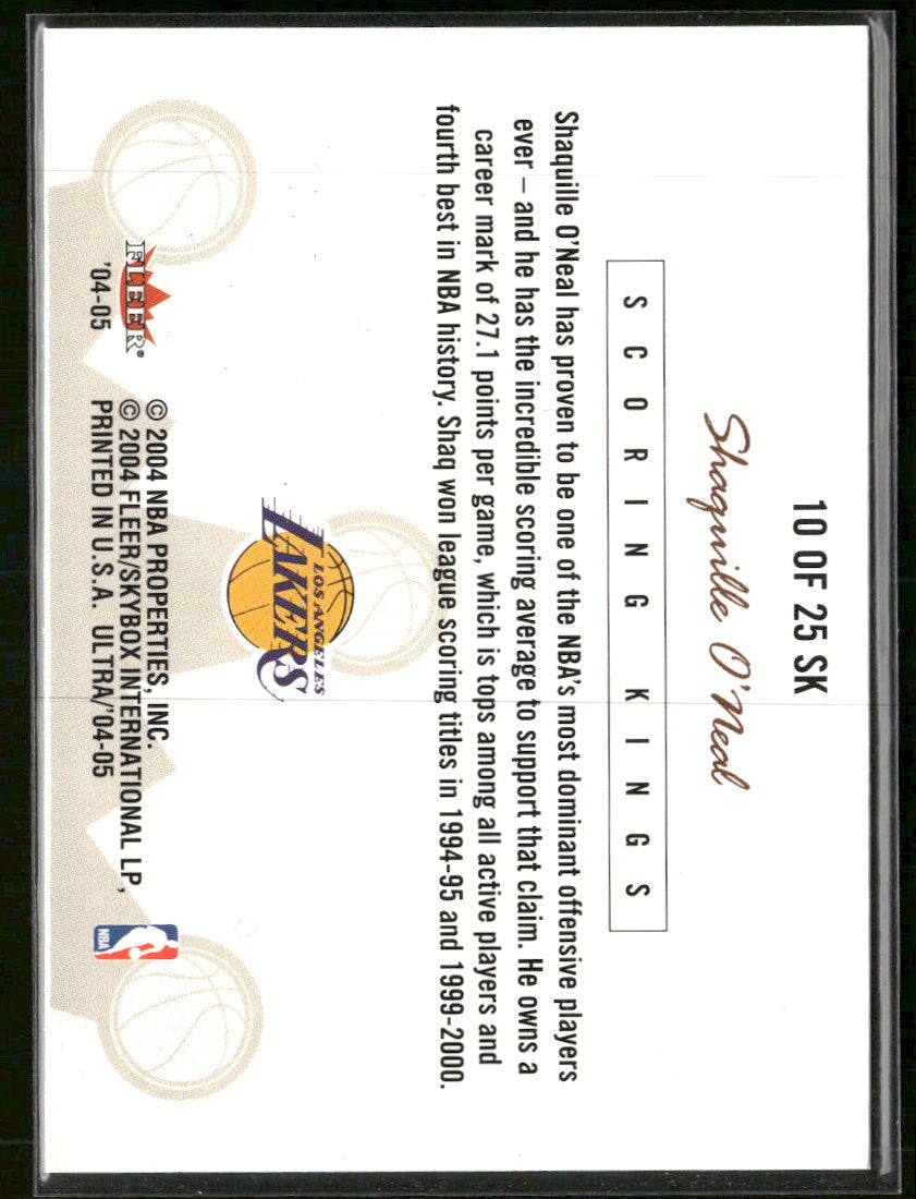 2004-05 Ultra Scoring Kings Shaquille O'Neal #10 SK