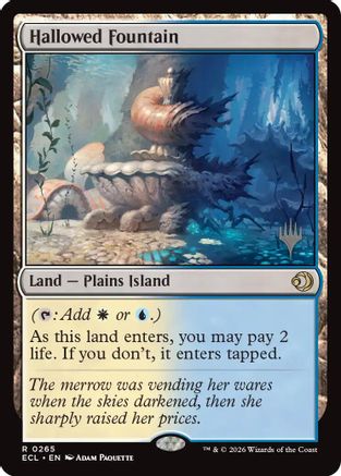 Hallowed Fountain (PPECL-265) - Promo Pack: Lorwyn Eclipsed
