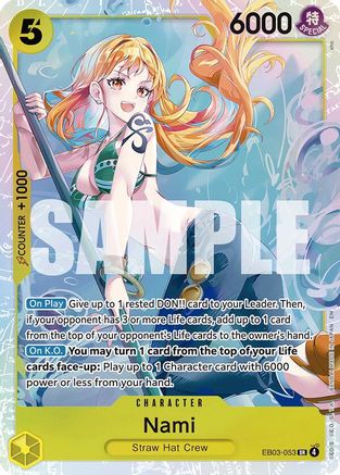 Nami (053) (EB03-053) - Extra Booster: One Piece Heroines Edition Foil - Golden Apple Comics