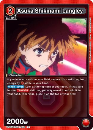 Asuka Shikinami Langley (088) (UE15BT/EVA-1-088) - UE15BT Evangelion New Theatrical Edition Foil