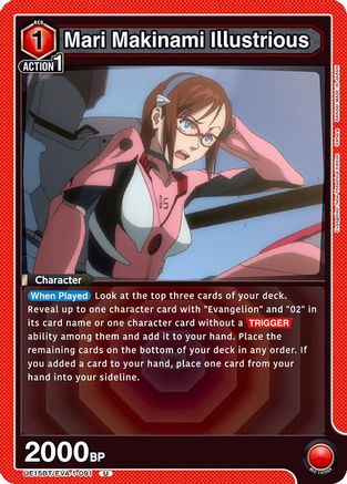 Mari Makinami Illustrious (091) (UE15BT/EVA-1-091) - UE15BT Evangelion New Theatrical Edition
