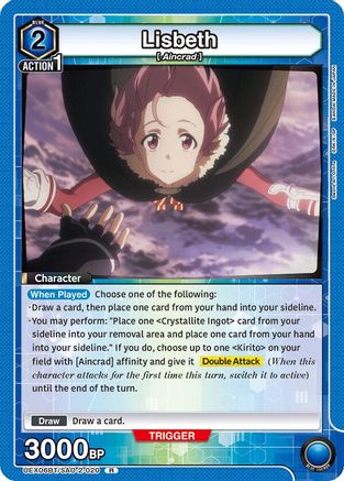 Lisbeth (020) (UEX06BT/SAO-2-020) - UEX06BT Sword Art Online Vol2 Foil