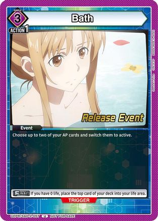 Bath (UEPR/SAO-2-057) - UEX06BT Sword Art Online Vol2 Release Event Cards