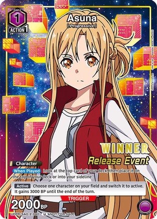 Asuna (Release Event Winner) (UEPR/SAO-2-040) - UEX06BT Sword Art Online Vol2 Release Event Cards Foil
