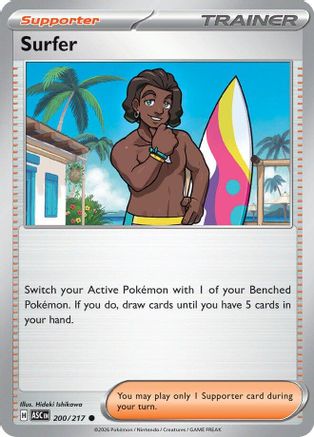 Surfer 200/217 - ME Ascended Heroes Reverse Holofoil