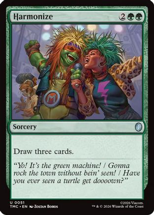 Harmonize (TMC-051) - Commander: Teenage Mutant Ninja Turtles