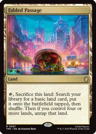 Fabled Passage (TMC-067) - Commander: Teenage Mutant Ninja Turtles Foil