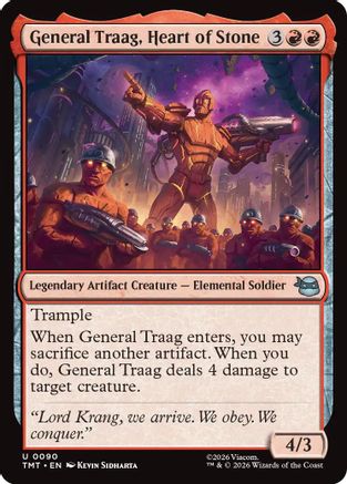 General Traag, Heart of Stone (TMT-090) - Teenage Mutant Ninja Turtles - Golden Apple Comics