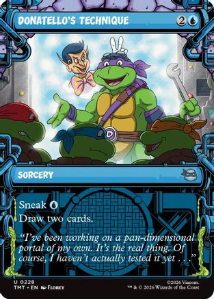 Donatello's Technique (Showcase) (TMT-228) - Teenage Mutant Ninja Turtles