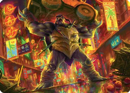 Slash, Reptile Rampager Art Card (ASTMT-010) - Art Series: Teenage Mutant Ninja Turtles