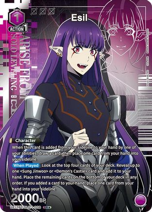Esil (008) (SR*) (UE17BT/SLG-1-008) - UE17BT SOLO LEVELING Foil