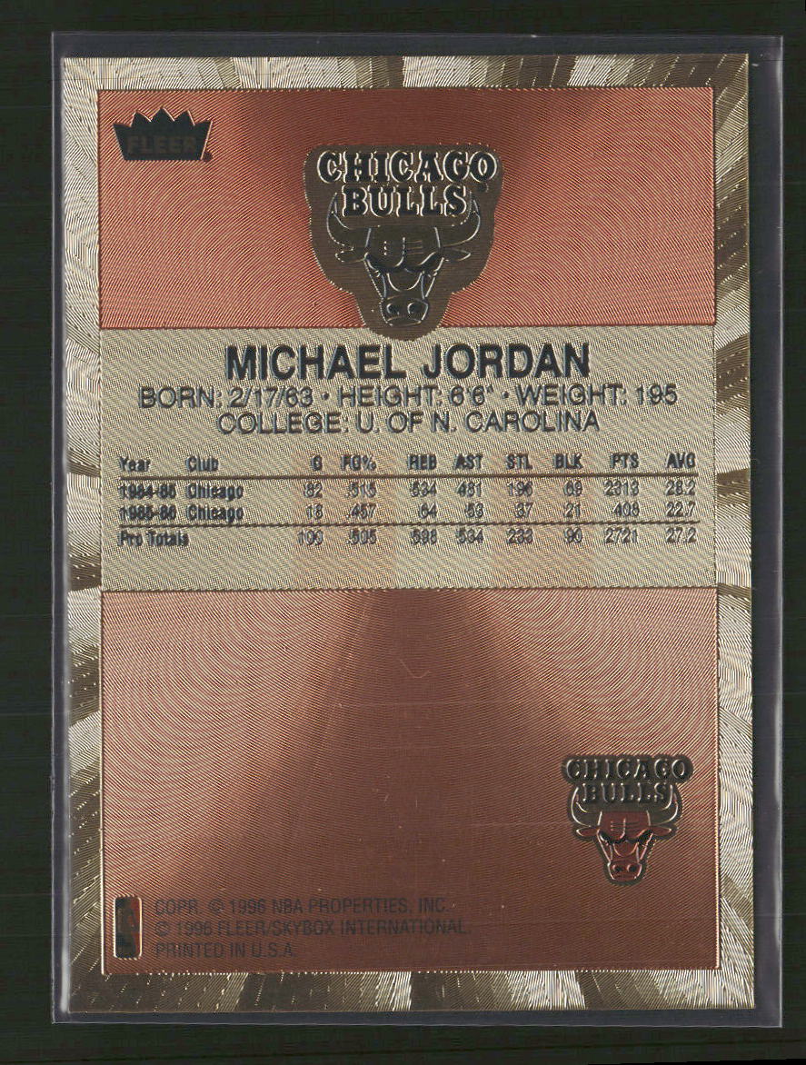 1996-97 Fleer Polychrome Michael Jordan #NNO