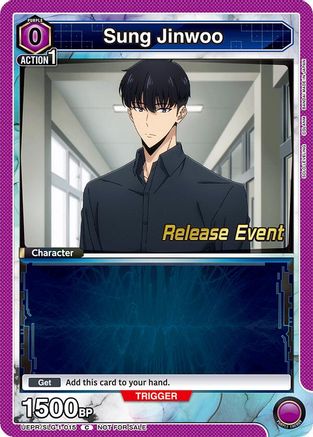 Sung Jinwoo (015) (UE17BT/SLG-1-015) - UE17BT SOLO LEVELING Release Event Cards