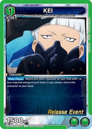 KEI (UE17BT/SLG-1-068) - UE17BT SOLO LEVELING Release Event Cards