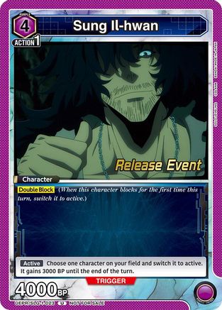 Sung Il-hwan (UE17BT/SLG-1-023) - UE17BT SOLO LEVELING Release Event Cards